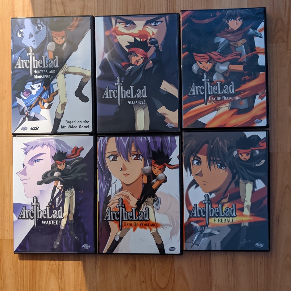 Arc the lad anime six dvd collection set 26 episodes